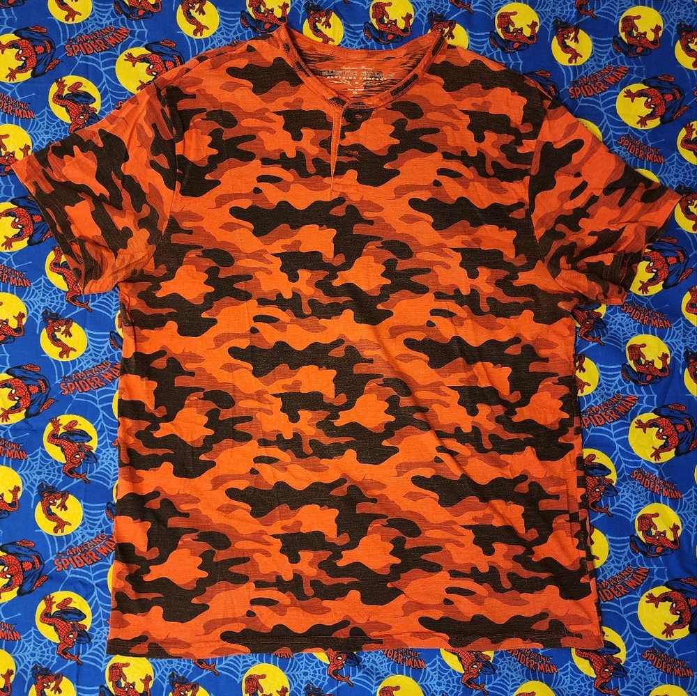 Rustic Souls Red and Black Camo T-Shirt